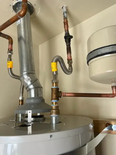 Water heater installation and plumbing repair in Baker